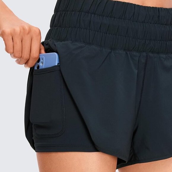 2-in-1 Split Running Shorts - Picture 4 of 8